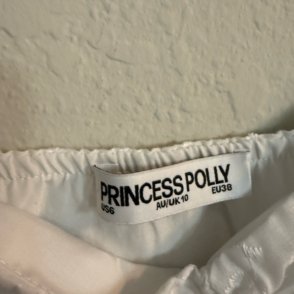 Princess Polly Franca White Floral Embroidered Women's Top - Picture 9 of 11